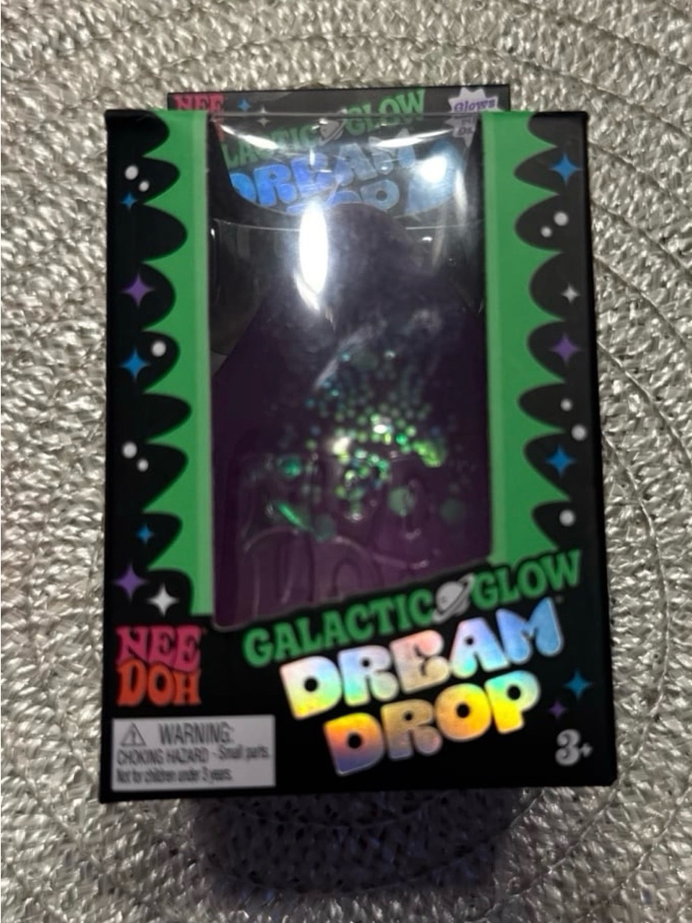 Nee Doh Galactic Glow Dream Drop - Purple